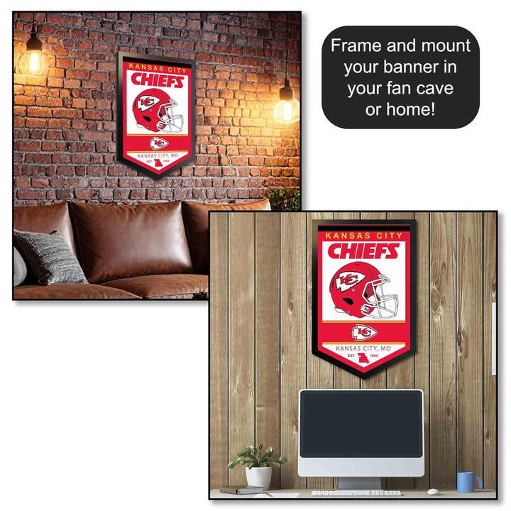 Kansas City Chiefs Heritage History Banner Wimpel