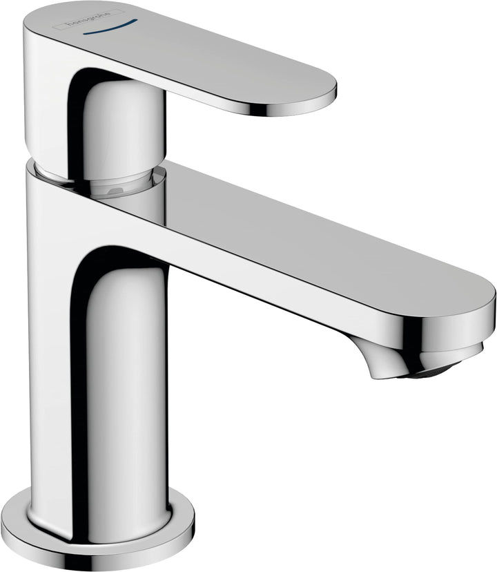hansgrohe Rebris S - Waschtischarmatur für Kaltwasser ohne Ablauf, Wasserhahn für Gäste WC mit Ausla