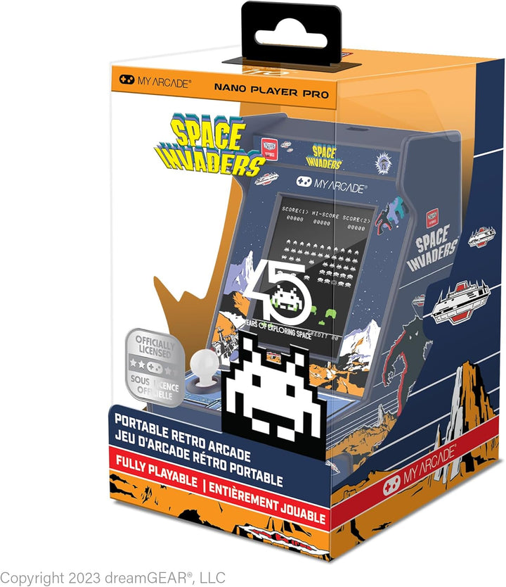 Space Invader Nano Player Pro Portable Retro Arcade