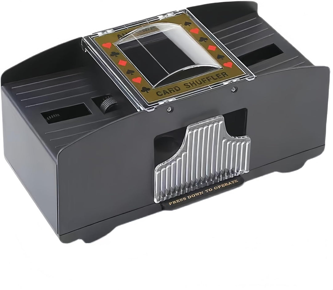 Automatischer Kartenmischer für 1-2 Kartendecks, Kompatibel mit UNO, Poker, Skyjo, Skip BO, Elektris