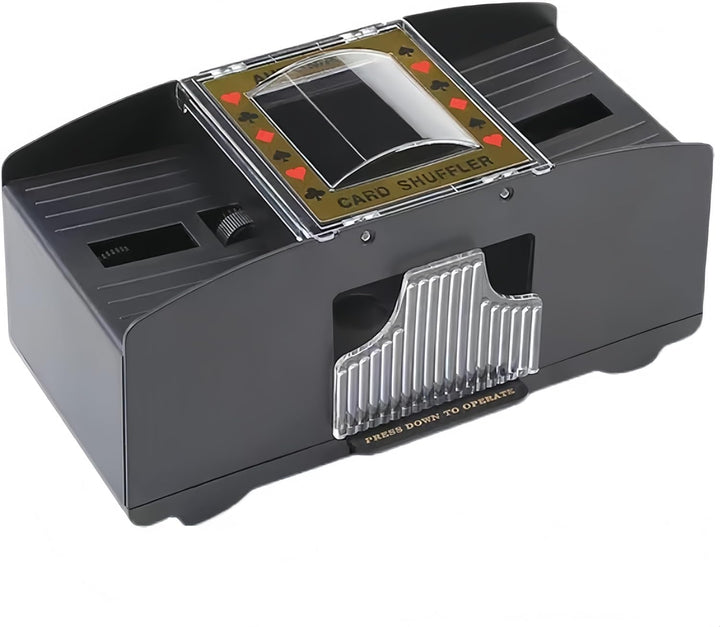 Automatischer Kartenmischer für 1-2 Kartendecks, Kompatibel mit UNO, Poker, Skyjo, Skip BO, Elektris