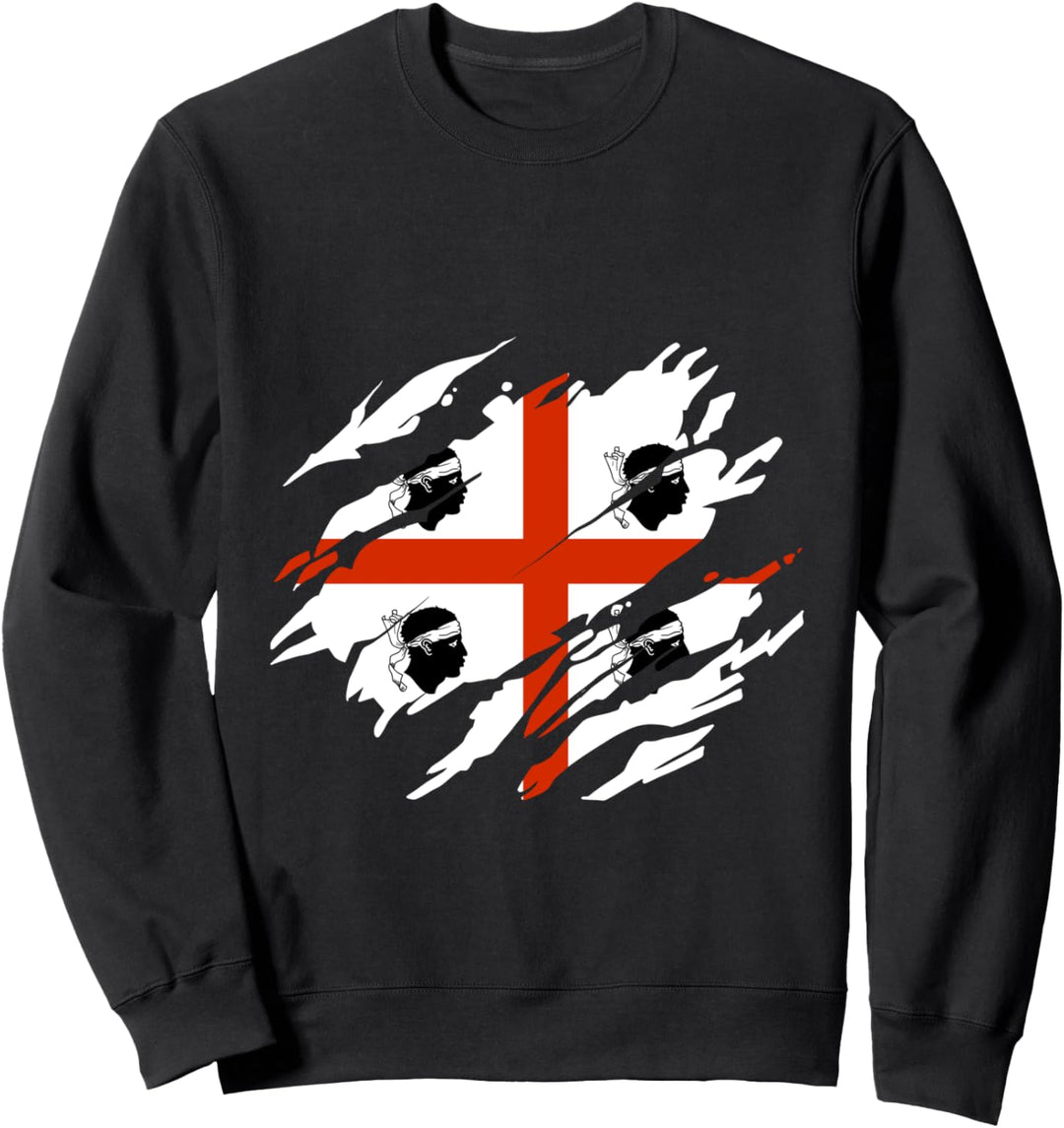 Sardinien Flagge Sweatshirt