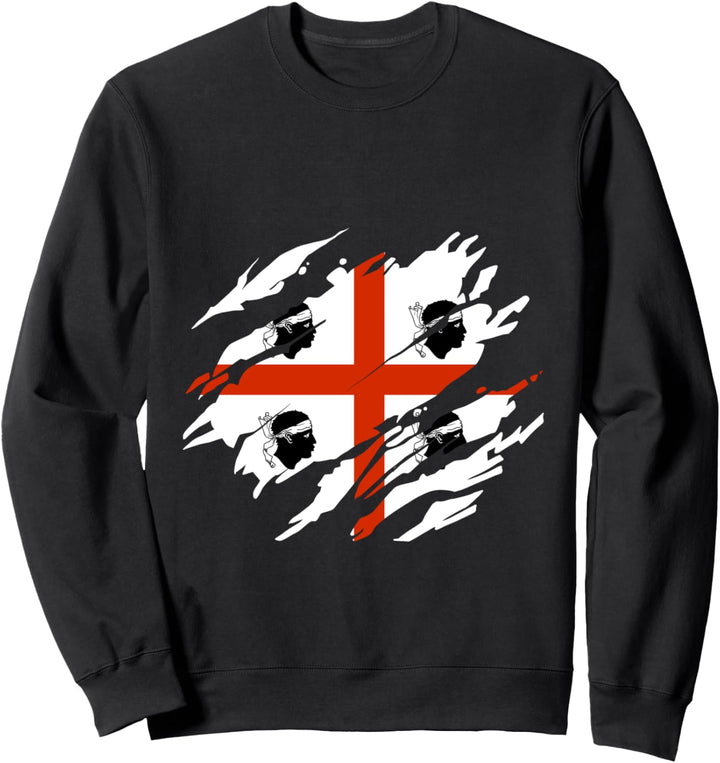 Sardinien Flagge Sweatshirt