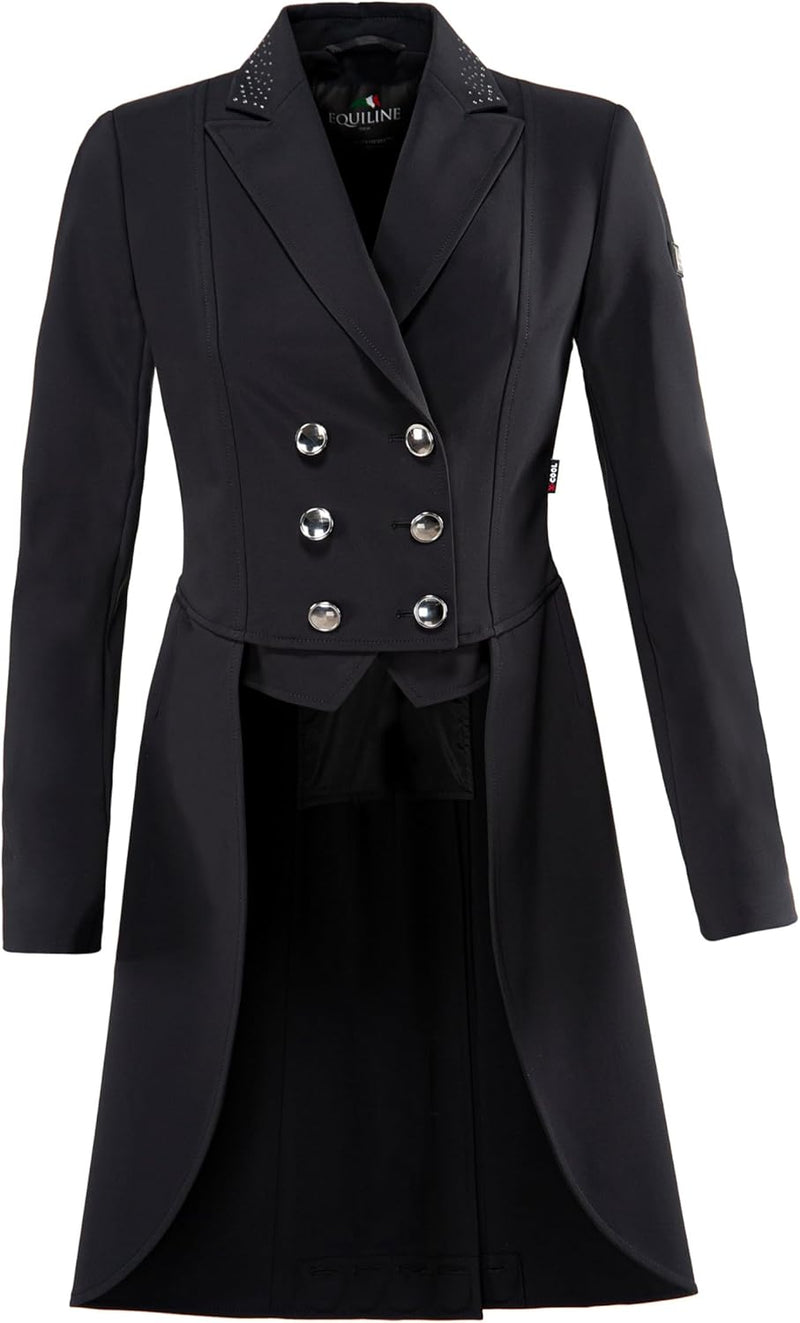 Equiline Damen Turnierfrack, Frack EQ_Glamour 40 Schwarz, 40 Schwarz