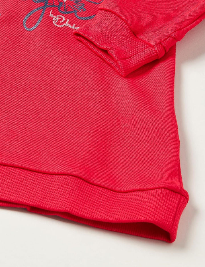 Chicco Baby-Mädchen Langen Ärmeln Lässiges Kleid 18 Monate Rot, 18 Monate Rot
