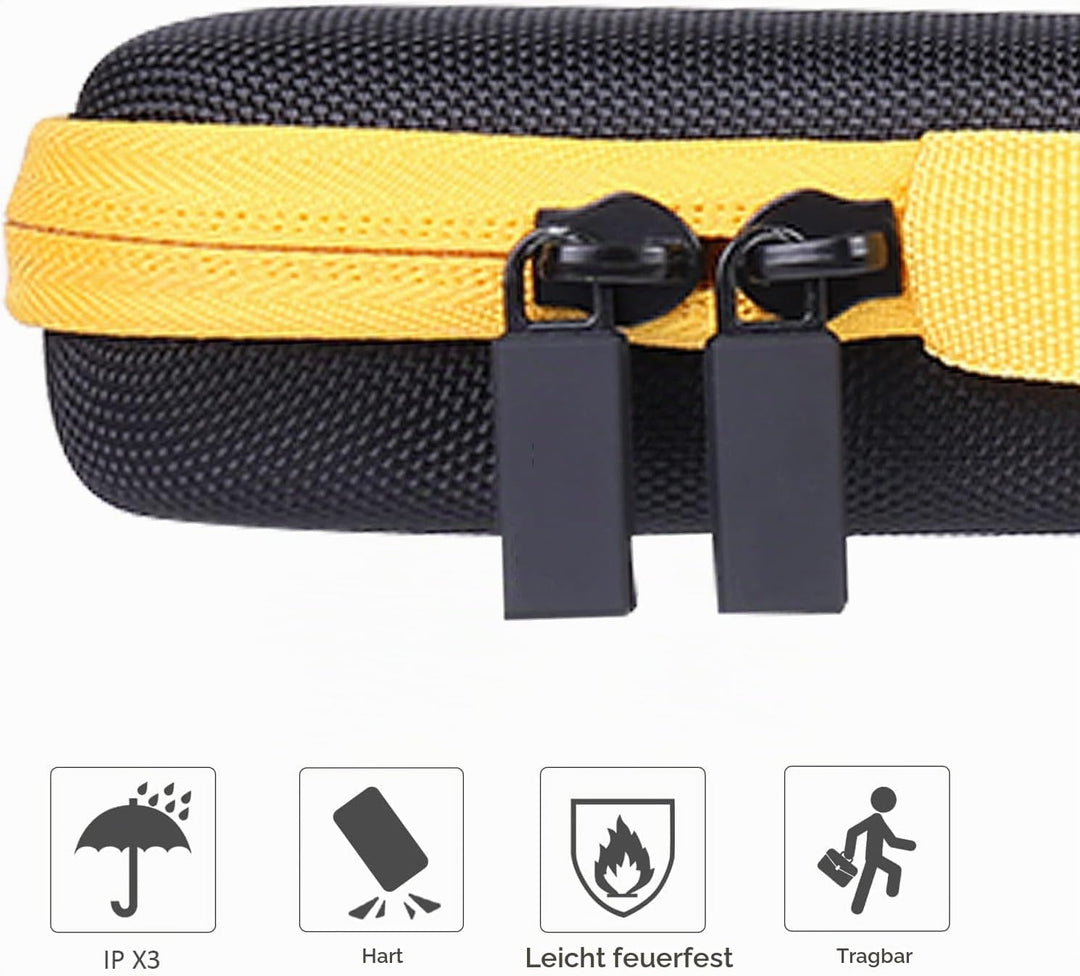 co2CREA case Harte reiseschutzhülle Etui Tasche für Logitech K400 Plus Kabellose Touch-TV-Tastatur (