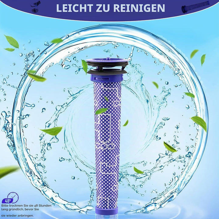 Staubbehälter für Dyson V6 Behälter Ersatzteile DC58 DC59 DC62 DC74 Staubeimer Mülleimer Zubehör Sta