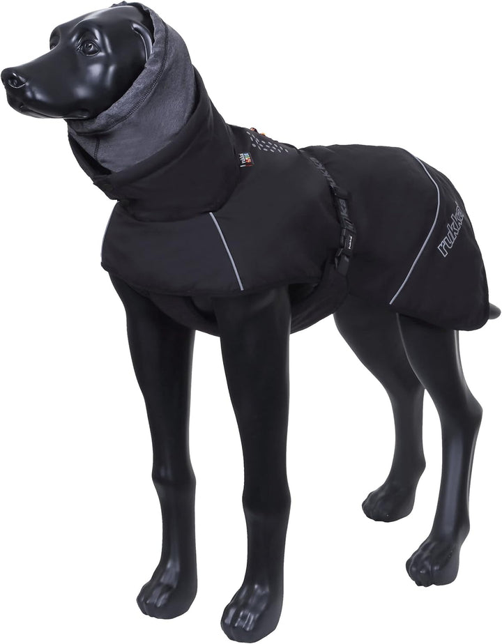 Rukka Pets Warmup Coat Mantel für Hunde Schwarz 25 25 Schwarz, 25 Schwarz