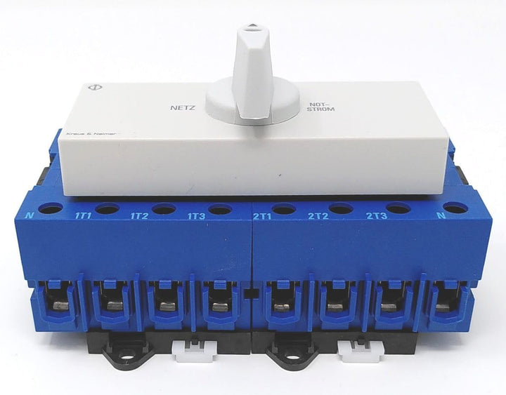 Kraus & Naimer KA63B T904 VE2 +F437 Umschalter 4-polig 63A mit Stellung Netz 0 Notstrom Schnappbefes