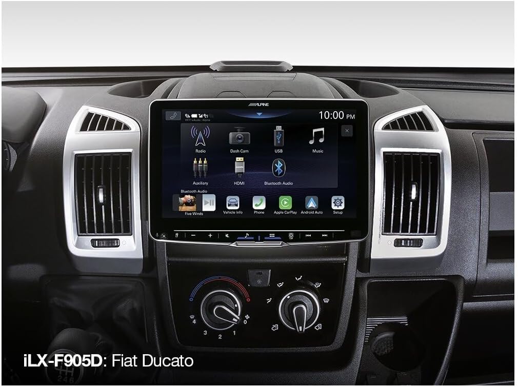 Alpine iLX-F905D | Autoradio mit 9-Zoll Touchscreen, DAB+, 1-DIN-Einbaugehäuse, Apple CarPlay Wirele