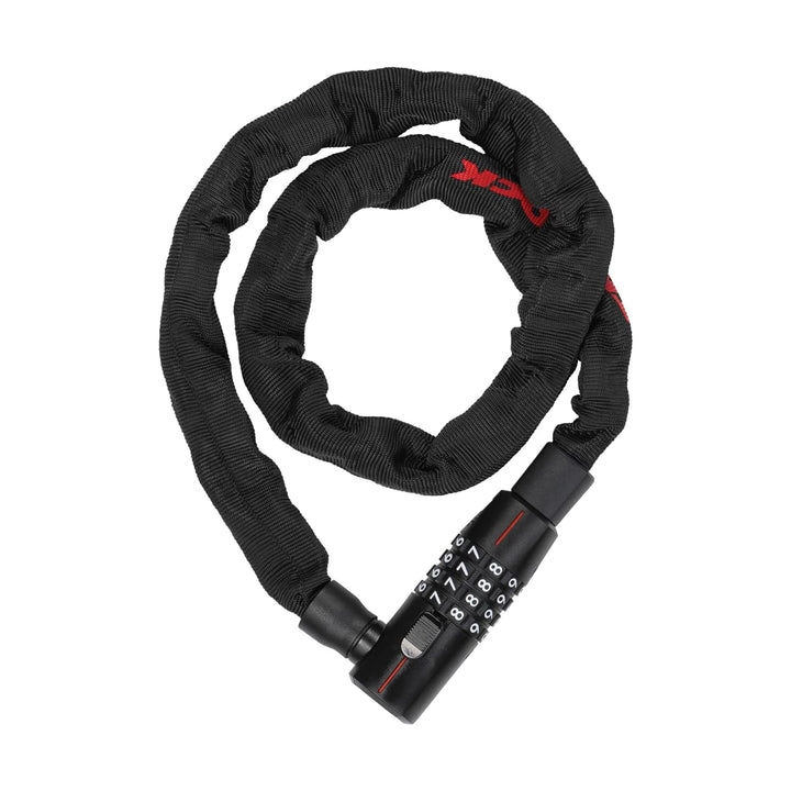 TRELOCK BC 280 Code Kettenschloss – Länge 85 cm – Kettenglieder 5 mm – Sicherheitsstufe 6 – Frei ein