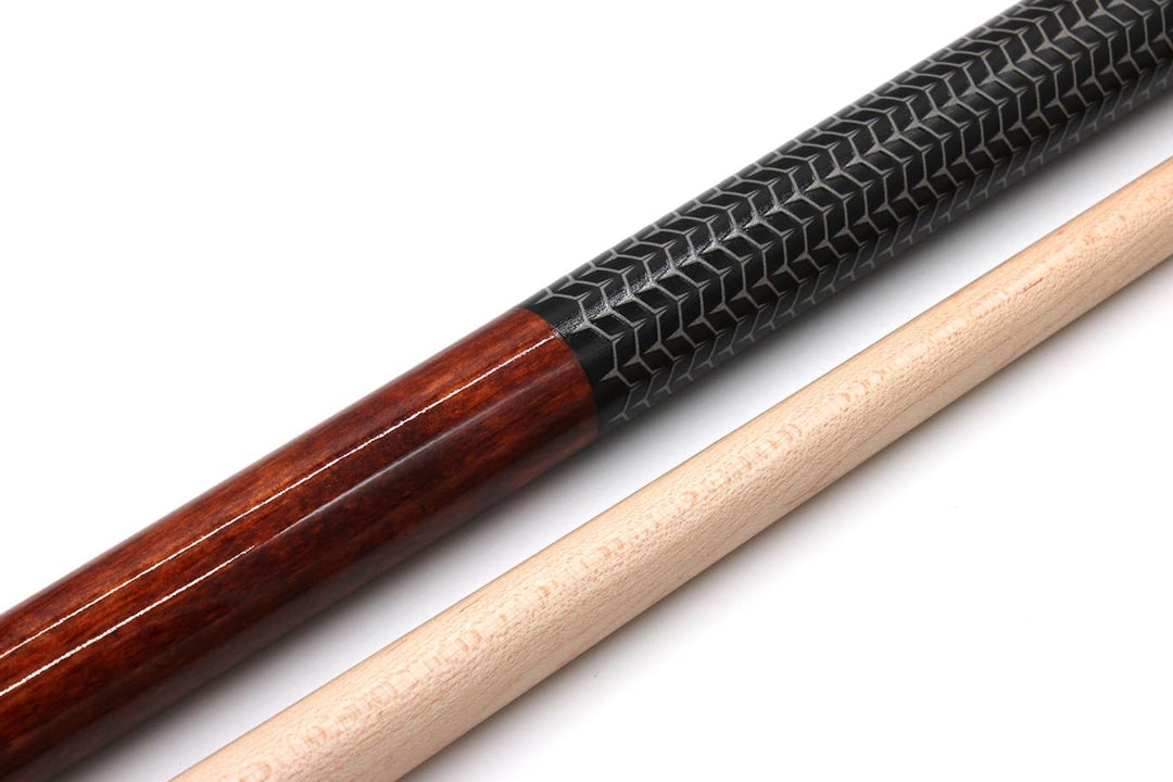 Billardqueue Spear JDH - 2-teilig, 146cm, Radial Joint Verschluss Braun, Braun