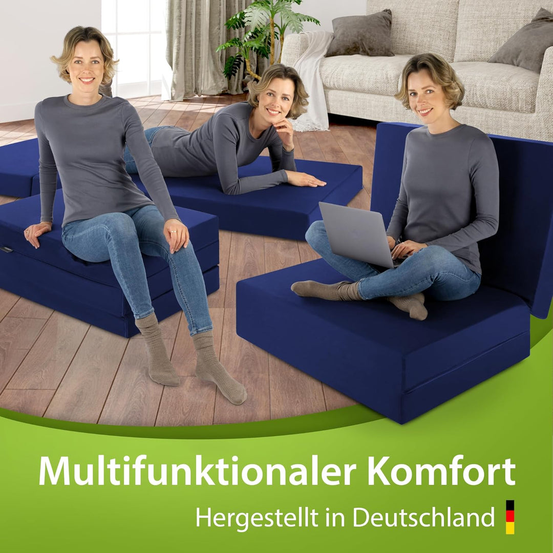 SHOGAZI Klappmatratze 80x190 x 12 cm, Gästematratze klappbar Made in Germany, Faltmatratze VERGLEICH