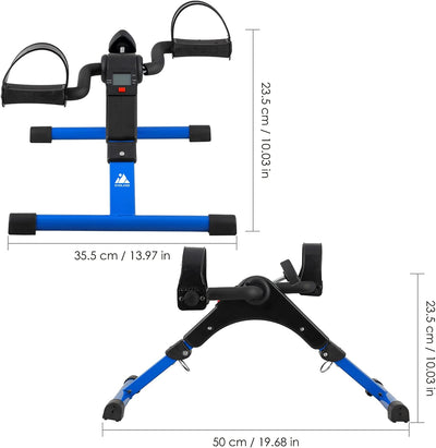 EVOLAND Mini Fitnessbike für zuhause, Arm und Beintrainer Fitnesstrainer, Sportgerät Heimtrainer, Ho