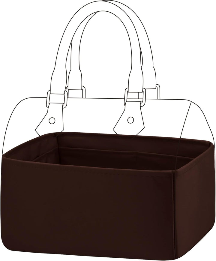 DGAZ Handtaschen Organizer Einsatz, Seide Handtaschenorganisator für LV Speedy Nano/20/25/30/35/40/4