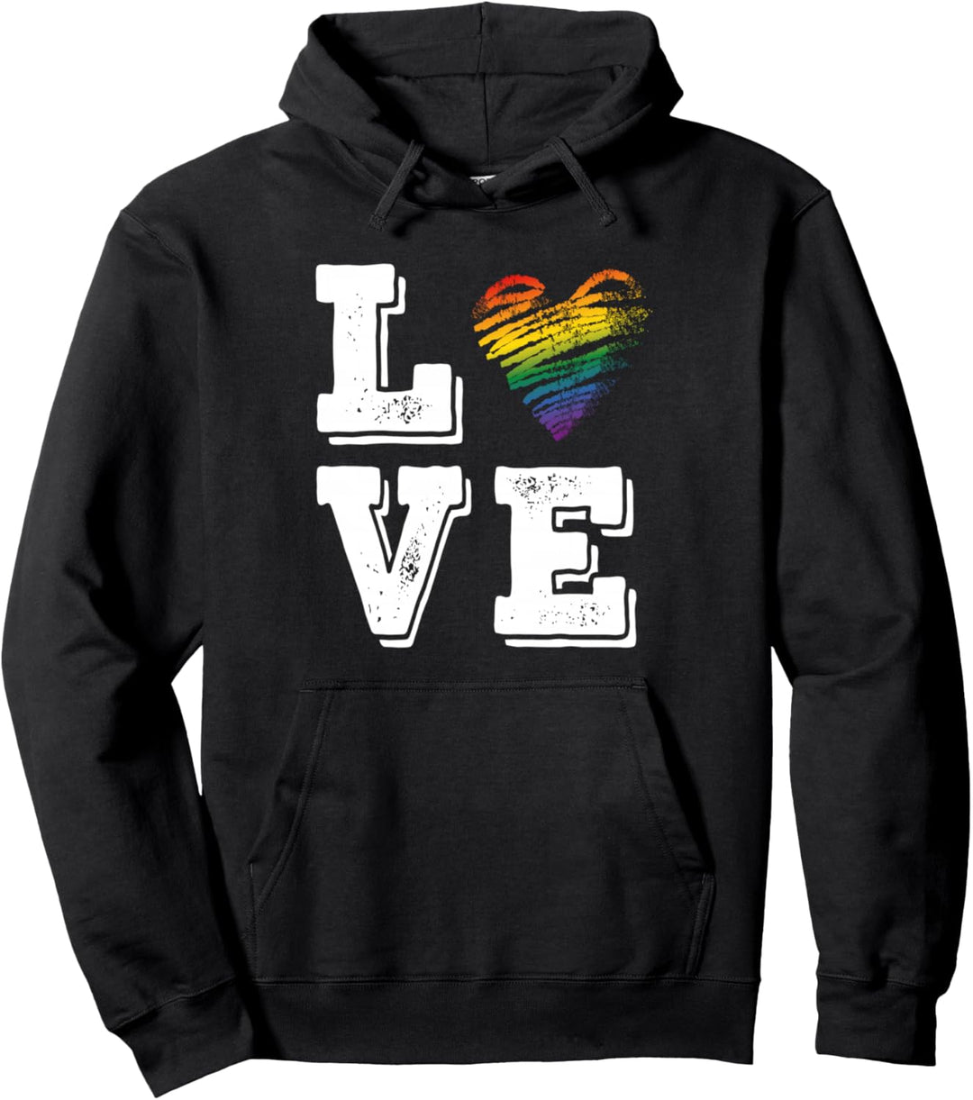 LGBT Regenbogen Flagge für Schwul Lesbischen Stolz LGBTQ Pullover Hoodie