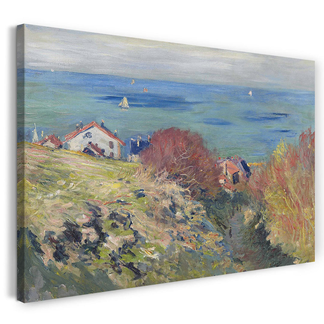 Printed Paintings Leinwand (100x70cm): Claude Monet - Pourville 100x70 cm, 100x70 cm