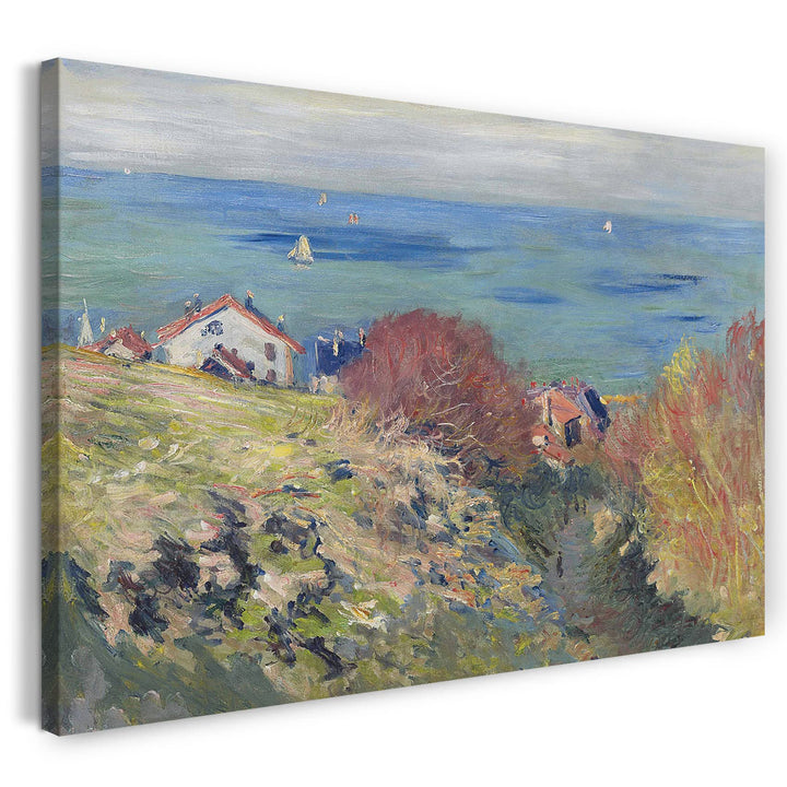 Printed Paintings Leinwand (100x70cm): Claude Monet - Pourville 100x70 cm, 100x70 cm