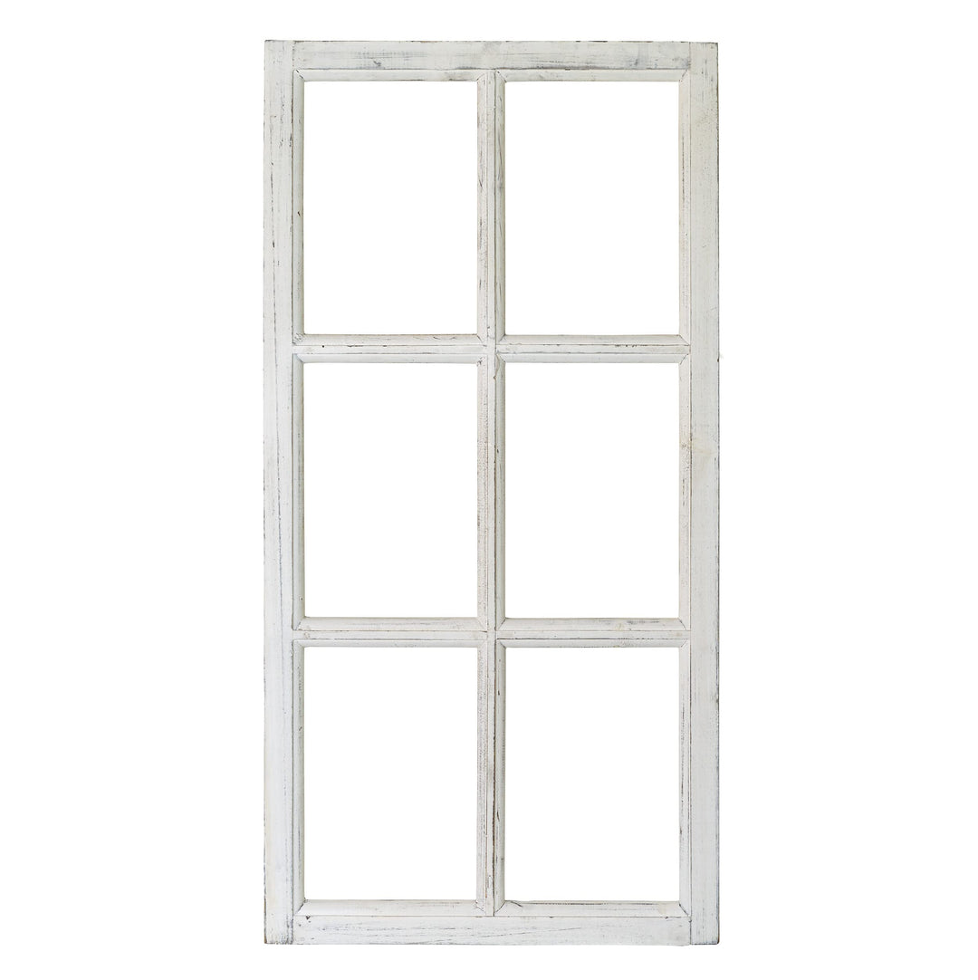 Wandspiegel Deko Vintage Stallfenster im Landhausstil - Boho Deko Fenster - Holz Dekofenster - Hochz