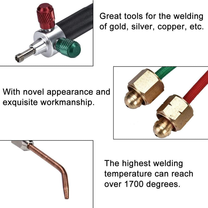 TMISHION Schmucklötbrenner, Schmuckverarbeitungsanlagen Sauerstoffschweissbrenner Werkzeug Flamme mi
