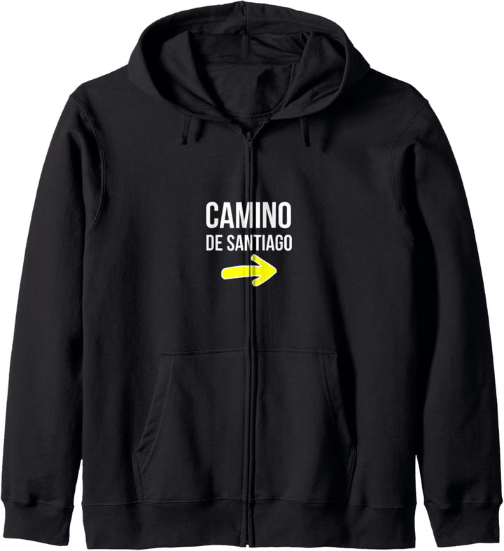 Pilgern Pilger Camino Santiago de Compostela Kapuzenjacke