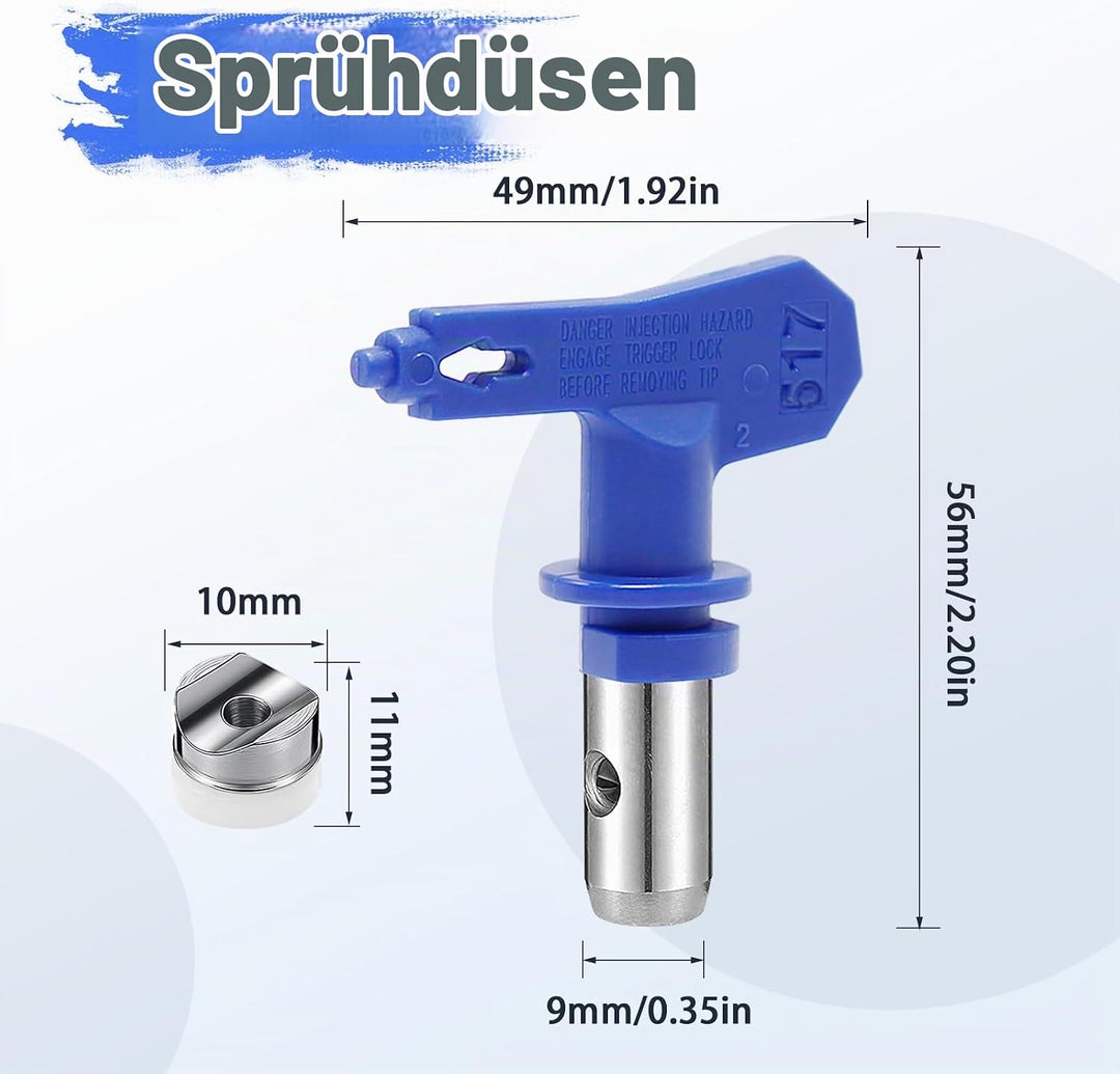 Reversible Spray Tips Airless Paint Sprayer Nozzle Tips Airless Paint Spray Guns Airless Tips Guard