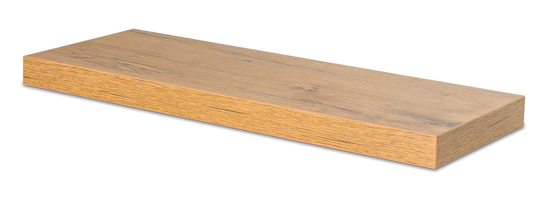 levandeo Wandboard Bobby B x H x T: 60x3,8x22,5cm Wildeiche Eiche 60cm Wandregal Board Bücherregal 6