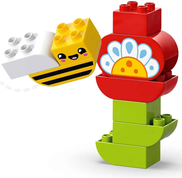 LEGO DUPLO Town Kreativer Blumengarten, Stapelspielzeug, lässt Kleinkinder ab 2 Jahren fantasievoll