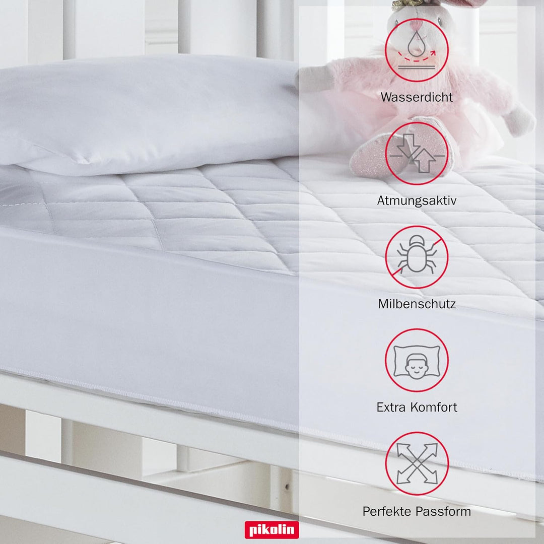 Pikolin Home - Anpassbares Betttuch aus 100 % Baumwolle, atmungsaktiv, langlebig und widerstandsfähi