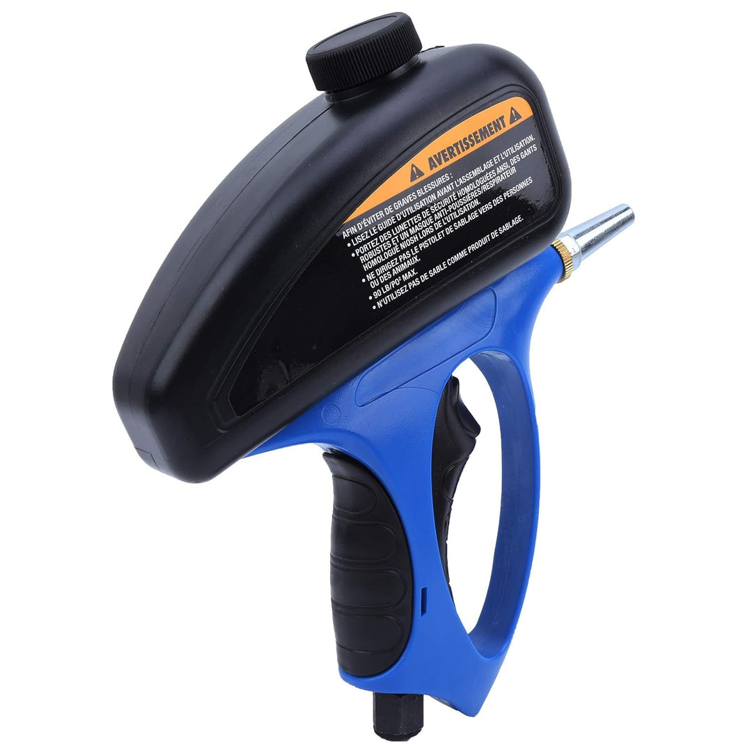 Fafeicy ABS Handlicher Sandstrahler, 510ml, 90PSI, 23,3 cm Länge, mit Schnellkupplung
