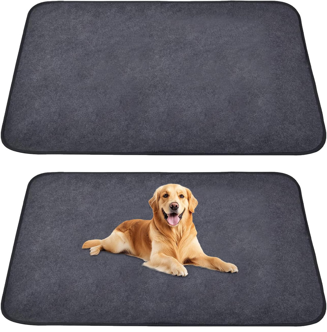 2 Stück Welpen Unterlagen, Welpenunterlagen Waschbar Puppy Pads Reusable Trainingspads für Hunde Was