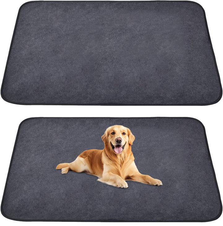 2 Stück Welpen Unterlagen, Welpenunterlagen Waschbar Puppy Pads Reusable Trainingspads für Hunde Was