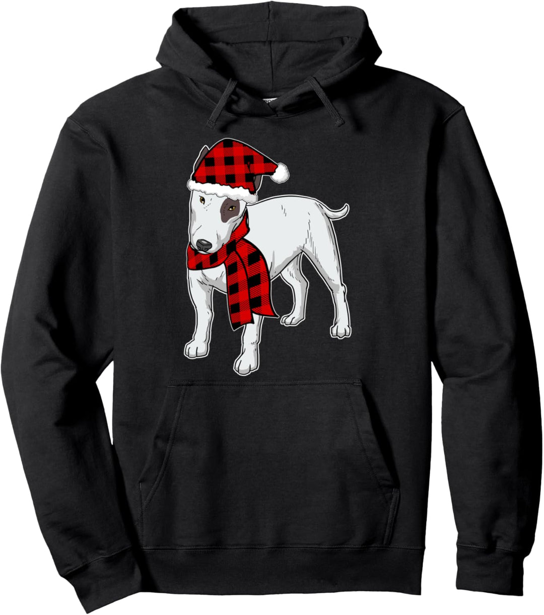 Lustiges Bullterrier Weihnachten Hunde Pullover Hoodie