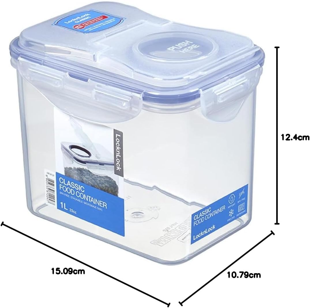 Lock & Lock Frischhaltedosen Set 6-teilig HPL 812F je 1,0 Liter