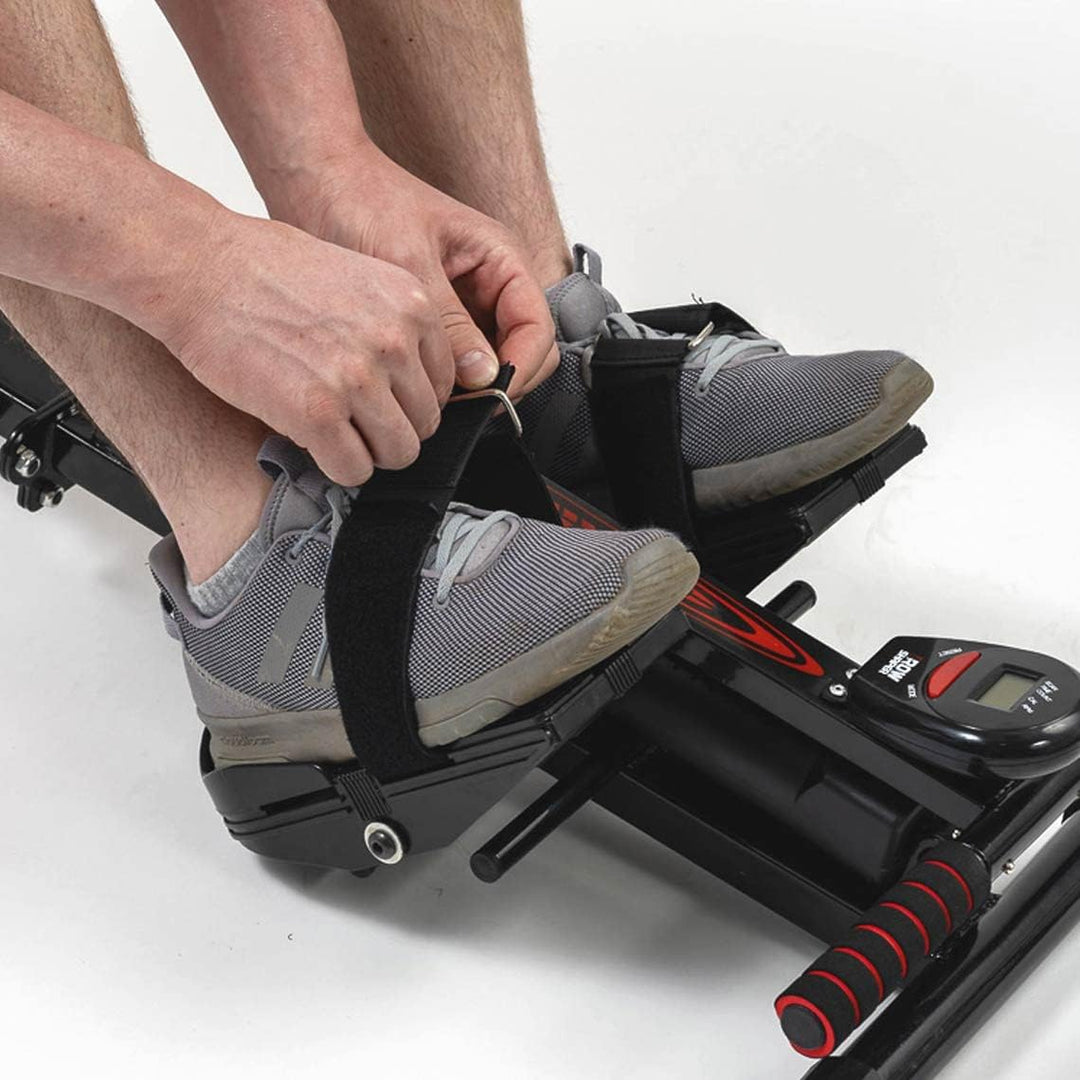 Kendox RowShaper - Rudergerät für Zuhause - Fitnessgerät für Cardio & Krafttraining - LCD Display -