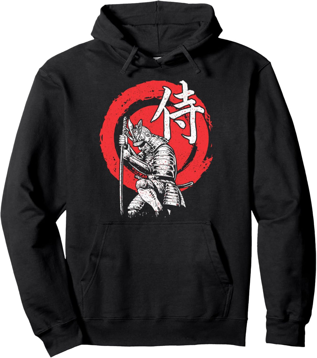Samurai Design für Herren & Damen Geschenk Ronin Pullover Hoodie