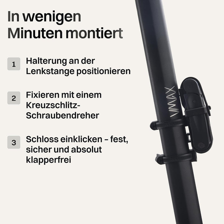 VMAX Faltschloss Robustes E Scooter Schloss aus Stahl 70cm