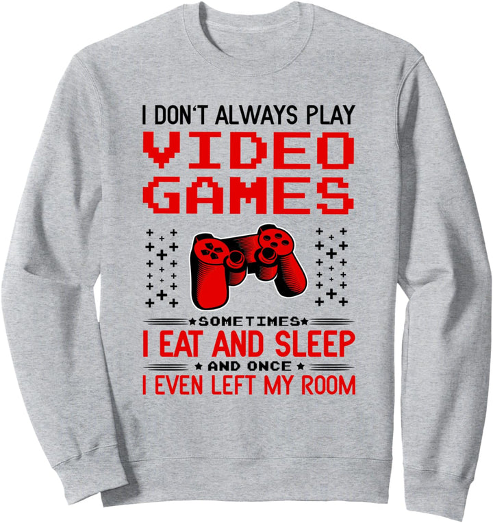 Gamer Ich Bin Nicht Nur Am Zocken für Gaming Fan & Zocker Sweatshirt