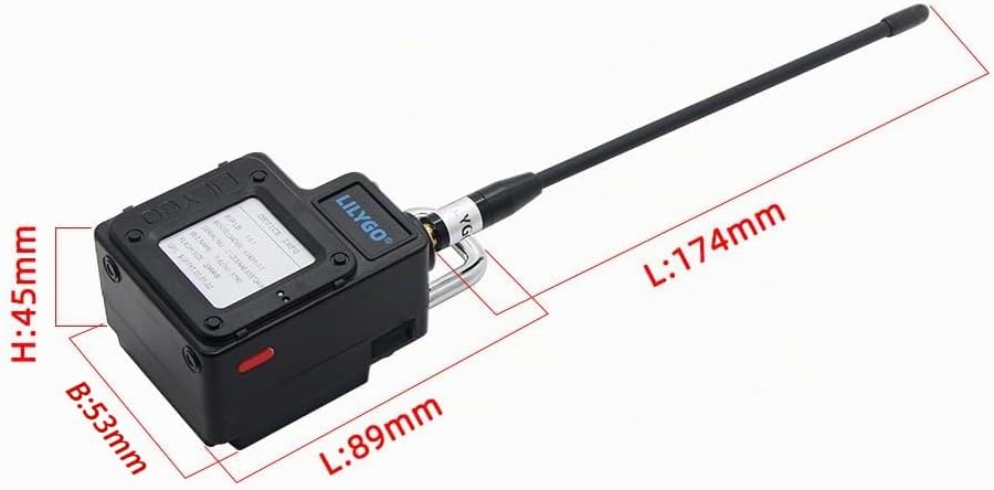 LILYGO T-Echo Plus LoRa TTGO-Entwicklungsboard mit 1,54-Zoll-SPl-E-Paper-Display ohne BME280-Sensor