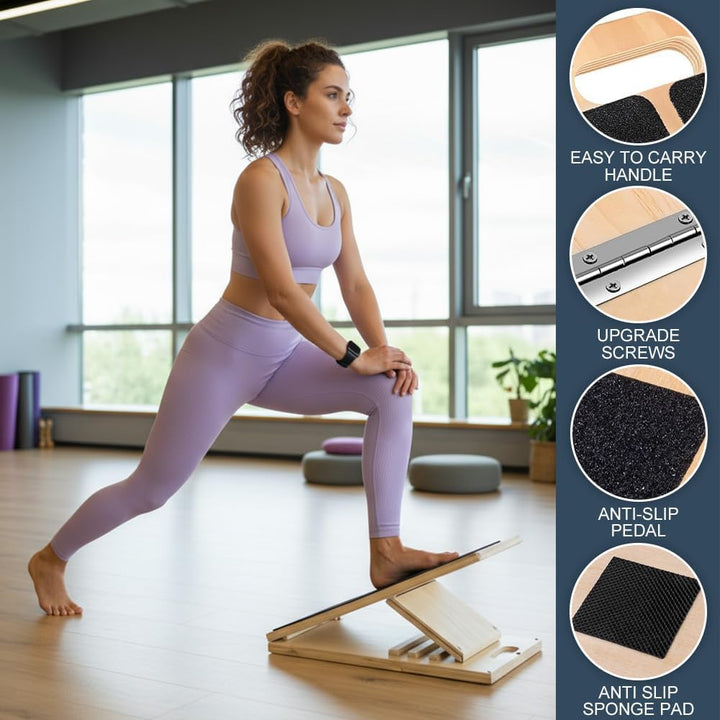 Verstellbar Balance Board Schrägbrett Natürliche, Natürliche
