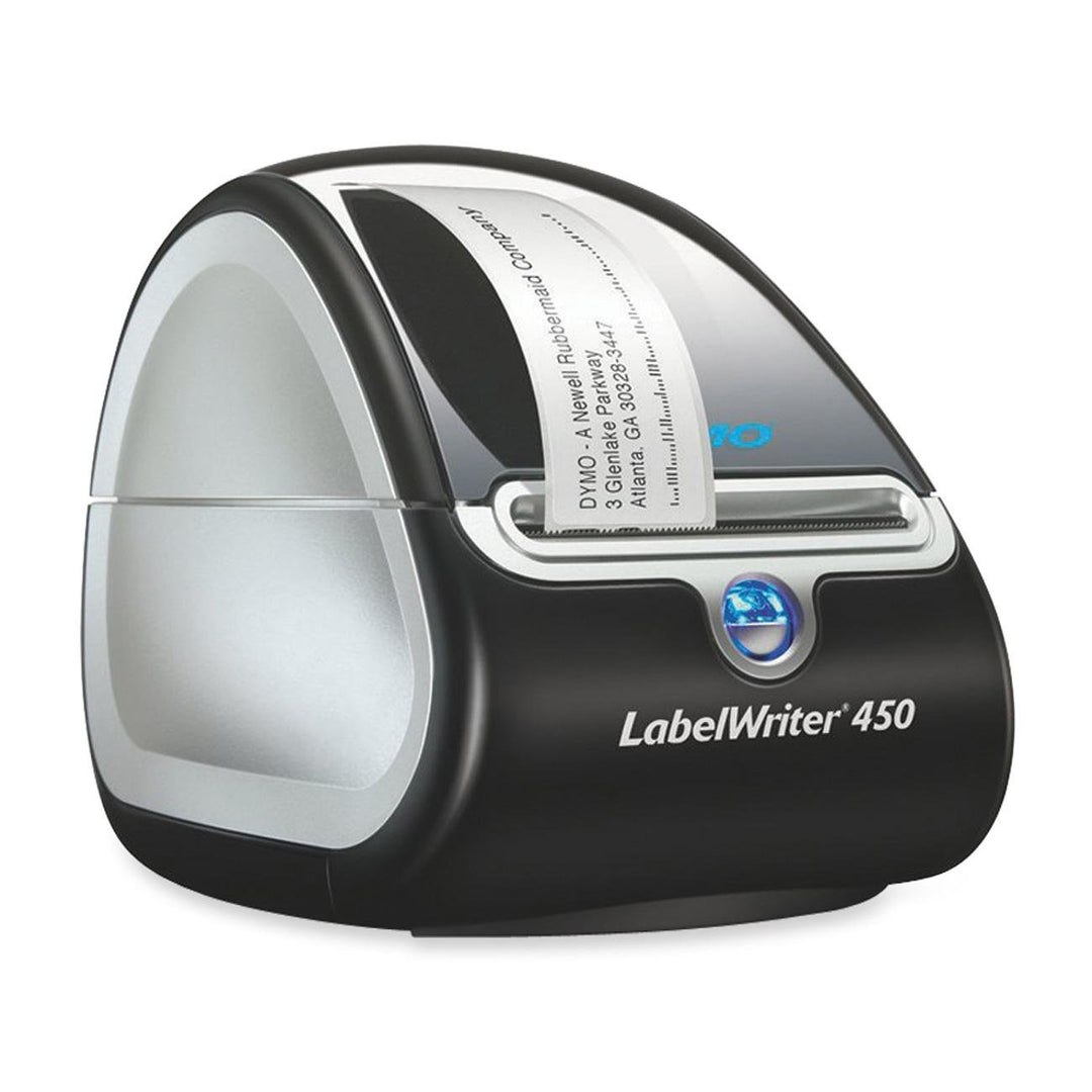 DYMO LabelWriter 450 - Etikettendrucker (Direkt Wärme, 600 x 300 DPI, 51 lpm, Schwarz, Silber, USB 2