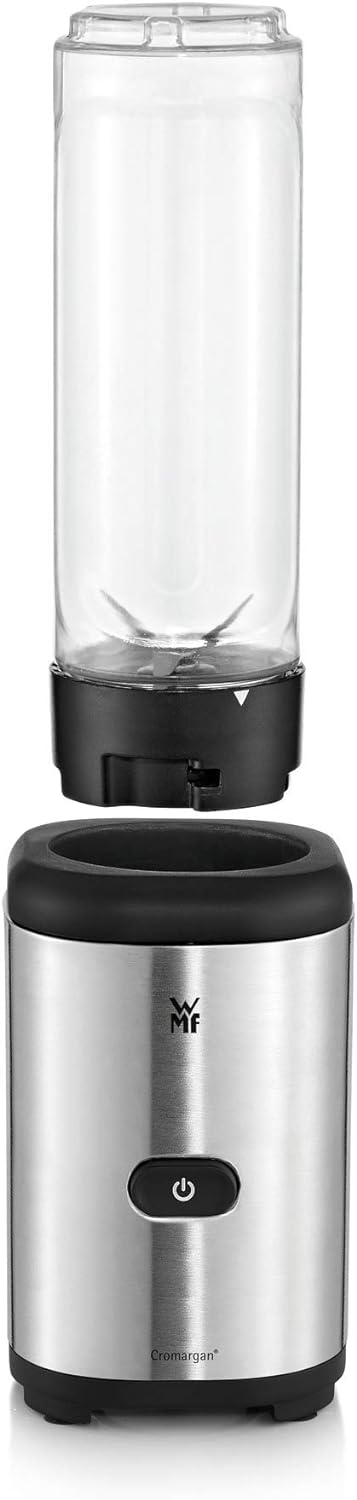 WMF Basic Wasserkaraffe 1,5 liter, Glaskaraffe mit Deckel und Griff 1,5l & Kult X Mix & Go Mini Smoo