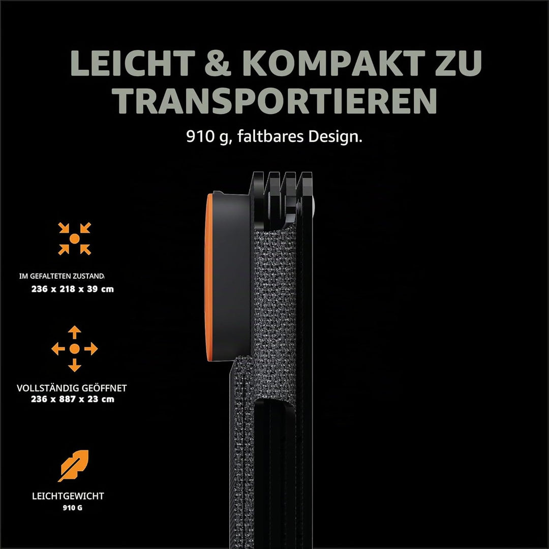 Xtorm SolarBooster, 28W Solarmodul, Faltbar, Tragbar Solar Ladegerät, faltbares Solarpanel, Monokris