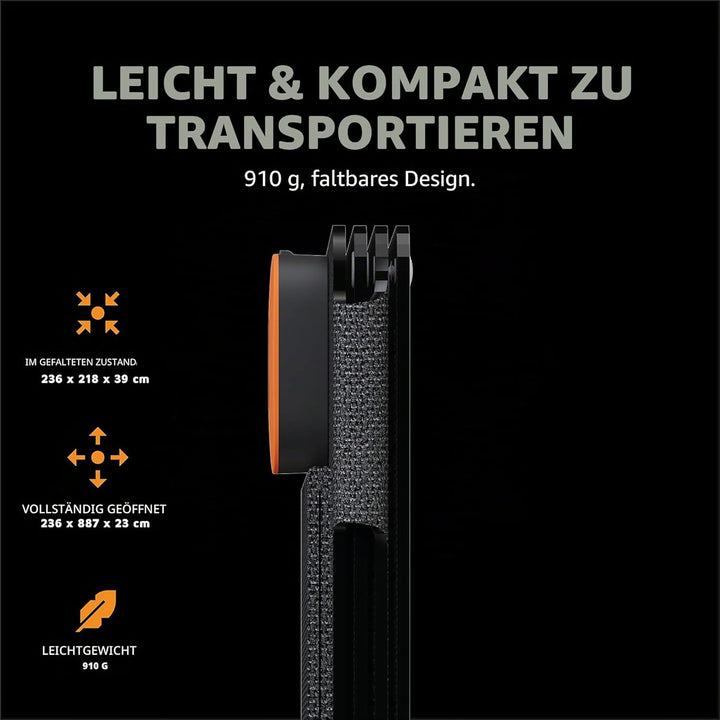 Xtorm SolarBooster, 28W Solarmodul, Faltbar, Tragbar Solar Ladegerät, faltbares Solarpanel, Monokris