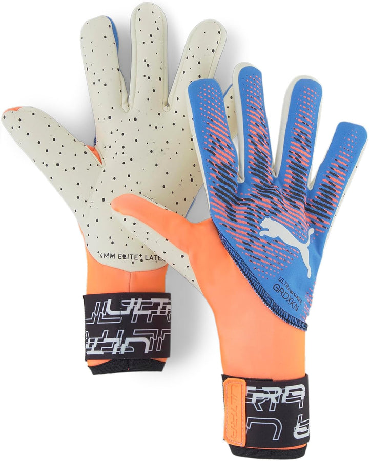 PUMA Ultra Ultimate 1 NC Torwarthandschuh hellblau / orange 7, hellblau / orange 7