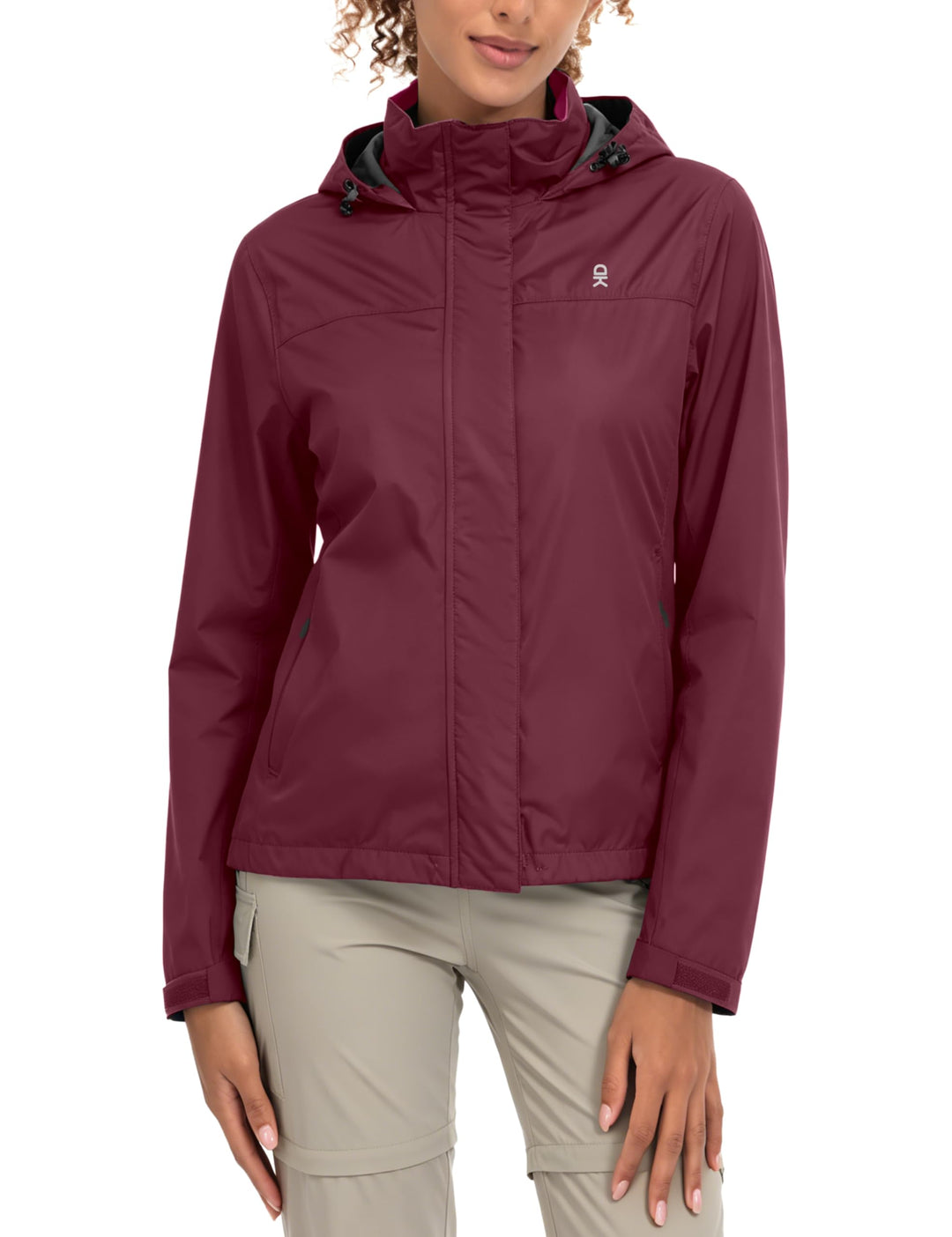 Little Donkey Andy Damen wasserdichte Regenjacke Leichte atmungsaktivem Regenjacke für Outdoor-Windb
