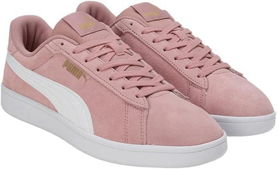 PUMA Unisex Smash 3.0 Sneaker 37.5 EU Future Pink Puma White Puma Gold, 37.5 EU Future Pink Puma Whi