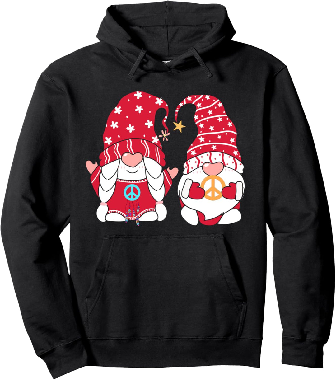 Hippie-zwerge Lieben Zwerge Gartenzwerg Pullover Hoodie