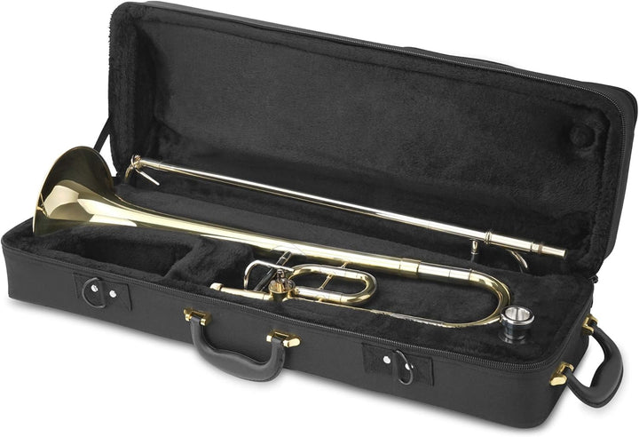 Classic Cantabile KP-35C Bb Kinderposaune (Schüler Posaune, Stimmung: Bb/C, Sekundventil mit Schnurm
