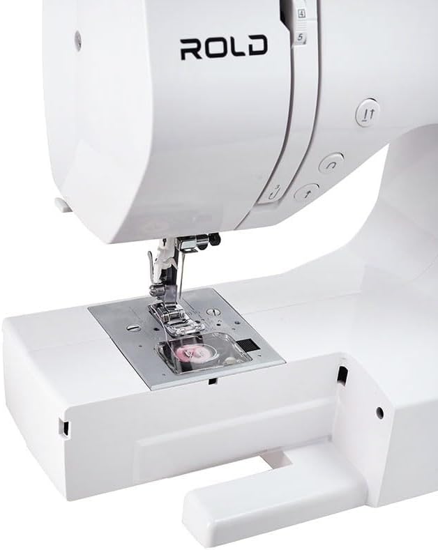 Rold S300 Computer Nähmaschine mit Anschiebetisch | 190 Nähstiche zum Nähen aller Arten von Stoffen.
